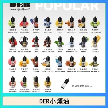 DER系列電子煙主機小煙油30ml #3.0%
