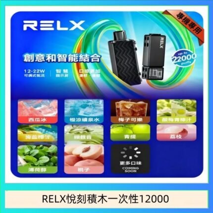 悅刻Relx積木 Creator 22000 Puffs電子煙主機煙彈一次性