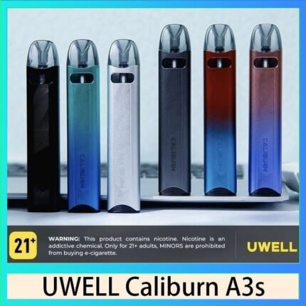 UWELL Caliburn A3S咖哩棒A3S POD電子煙主機官網評價說明書